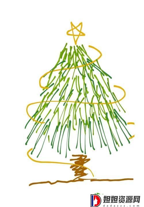 在手机上画圣诞树怎么画 手机上如何画圣诞树